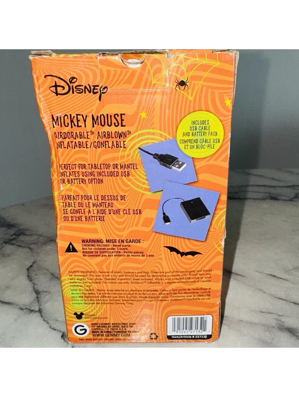 Gemmy Mickey Mouse Halloween Vampire 21